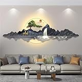 Éclairage LED : l'intégration de lumières LED fait de ces sculptures murales un art mural suspendu. Les LED stratégiquement placées améliorent l'esthétique de l'œuvre d'art, créant une douce lueur qui transforme l'ambiance de votre espace.