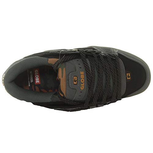 Image of Globe Men's Skateboarding Shoes , Multicolour Charcoal Black Camo , 14 US