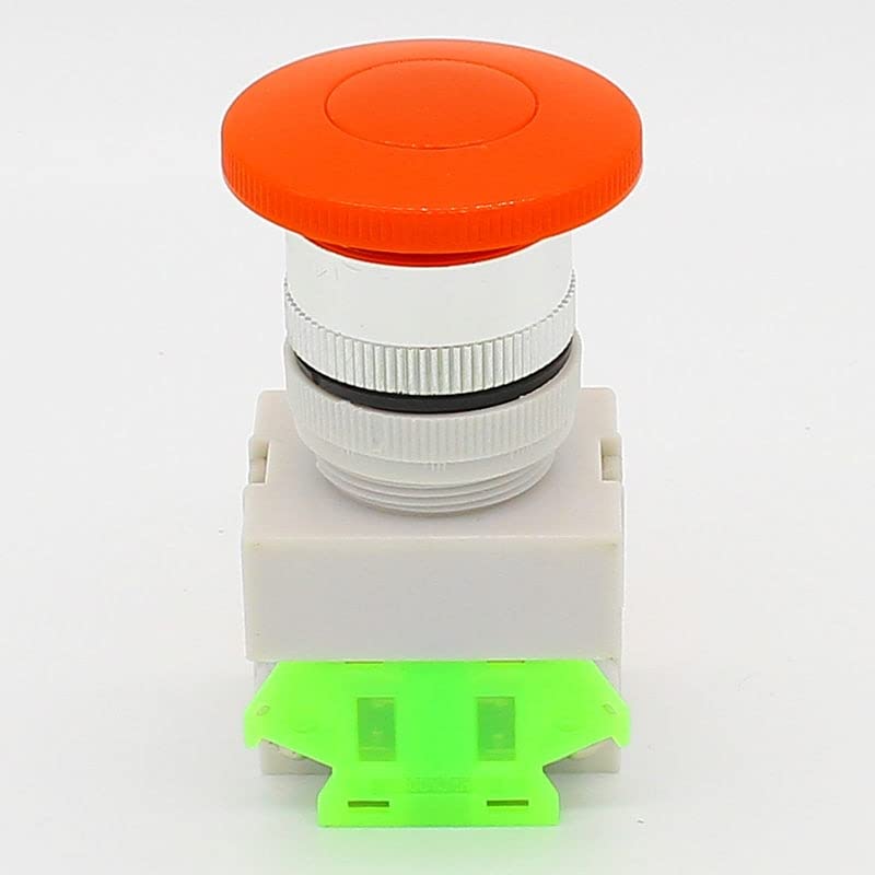 Interrupteur bouton-poussoir champignon 22mm pour commande d'automatisme - 3