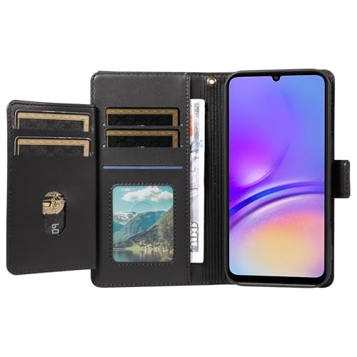Étui portefeuille pour Samsung Galaxy A06 5G protégeant l'écran des rayures
