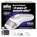 Braun Smart IPL Skin i·expert 7, PL7263, Haarentfernung, Weiß/Roségold, inkl. Etui, Venus Rasierer & 3 Aufsätze