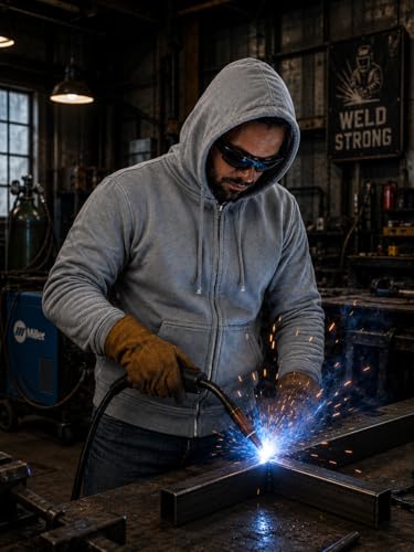 Image of Just In Trend Flame Resistant FR Fleece Hoodie - 100% C - Heavy Weight