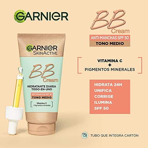 SKINACTIVE BB CREAM antimanchas SPF50#medio 50 ml - Image 3