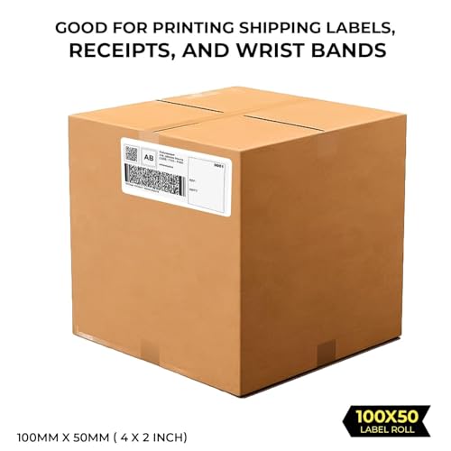 Image of ShreyansDirect Thermal Labels (Pack of 5, 100mm x 50mm)