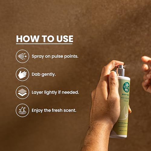 Image of Yu n Me Head Over Heels Liquid Body Mist for Men | 200ml Long-Lasting Body Spray | Aromatic, Green & Woody Notes | Refreshing Odor Control | Skin-Friendly & Dermatologically Tested | Gas-Free | PO1