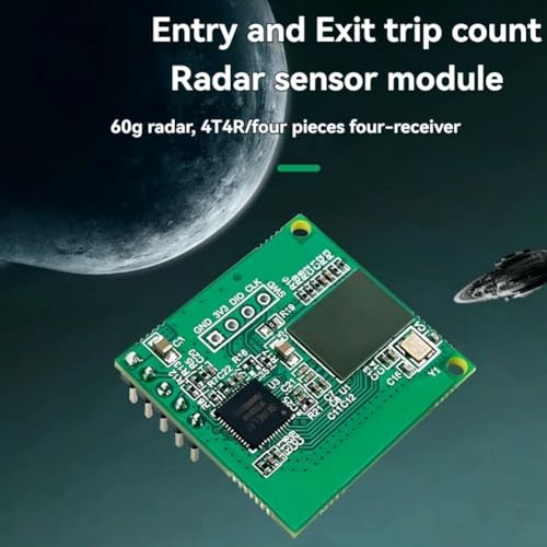 Sensor de Radar MmWave de 60 GHz SHABD LD6001C Módulo de Estadísticas de Flujo 3