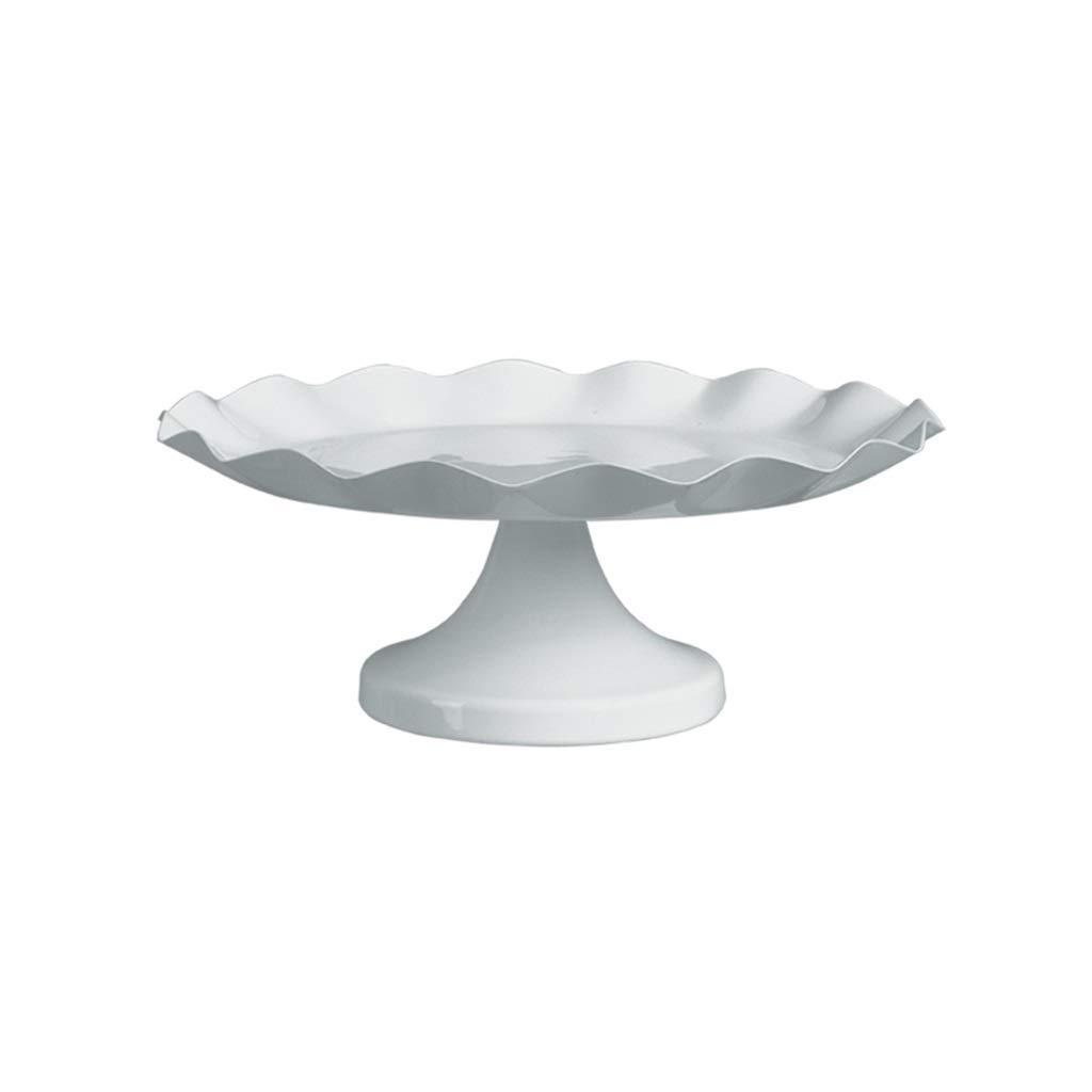 TYUHDUYUR Fruit Tasting Plate Salad Tasting Plate Wave Shape Tray Bread Boards Graduation Party Decoration Tray Cake Stands (Size : 17 17 6.5cm) ( )