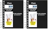 Five Star Spiral Notebook, Fat Lil' Pocket Notebook, College Ruled Paper, 200 Sheets, 5-1/2' x 3-1/2', Assorted Colors, Color Will Vary, 1 Count (45388) (Pack of 2)