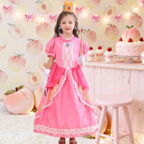 Disfraz rosa para niñas para Halloween y Carnaval miniatura 3