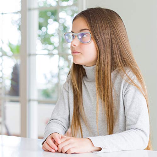 Image of GALVANOX Ava & Ethan Blue Light Glasses for Kids, Blue Light Blocking for Computer /Gaming (Ages 3-7)