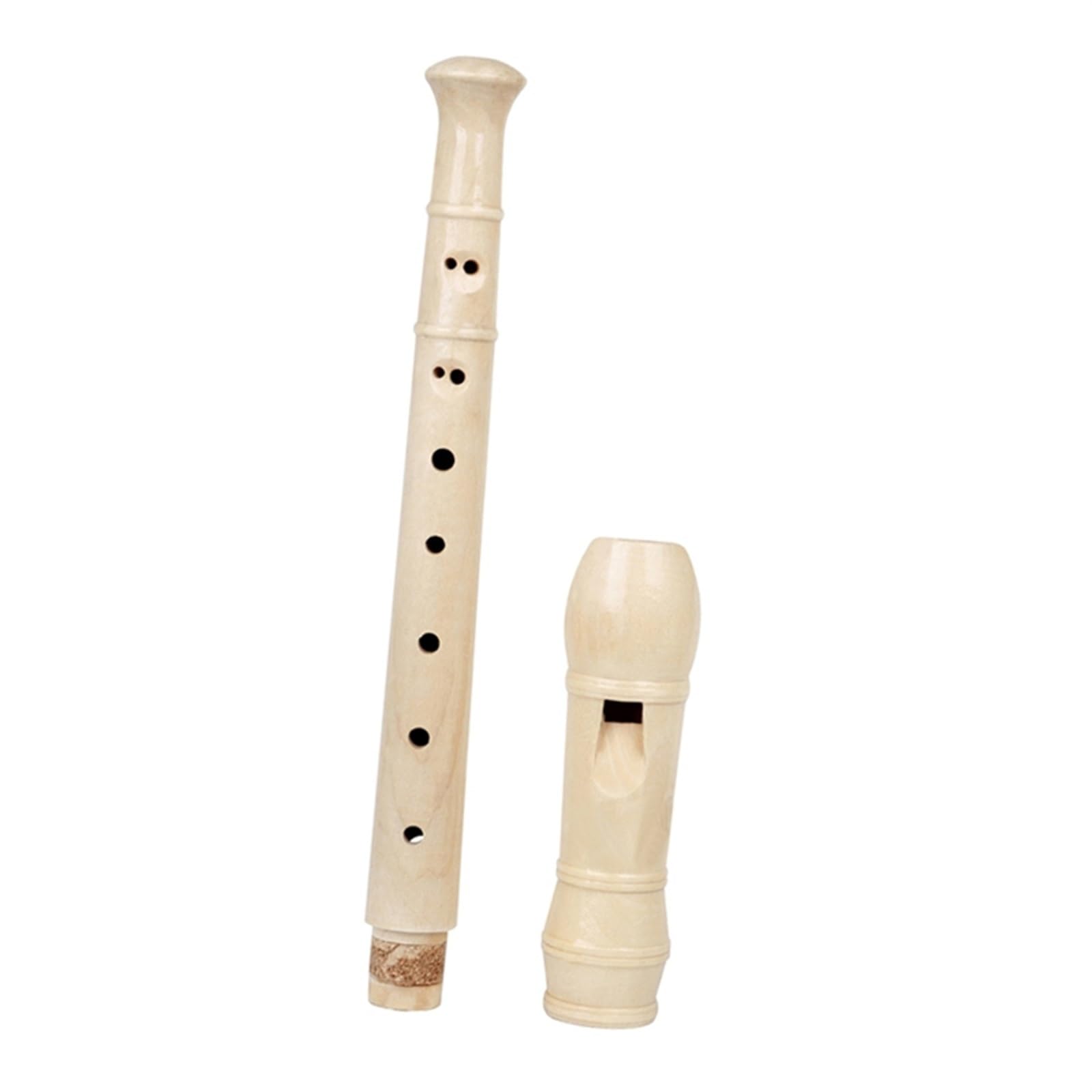 Blockflöte C-Ton 8 Loch Mit Musikinstrument Student Anfänger Profi Universal Natürliche Farbe Tenorflöte