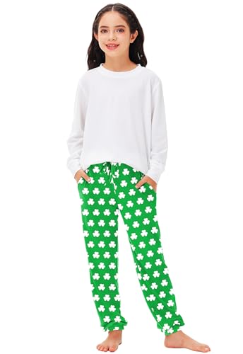 Image of Deerose 4th of July Pants American Flag Drawstring Sweatpants with Pockets 5-14 Years