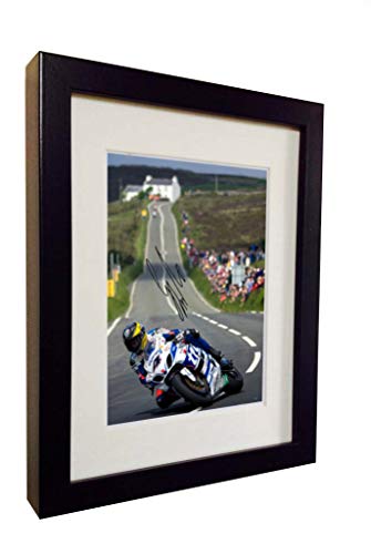 Signed Guy Martin Isle Of Man TT 2014 Race Autographed Photo Picture Frame Photograph