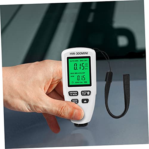 Probador de grosor de recubrimiento automotriz Gatuida Medidor de profundidad de pintura digital miniatura 6
