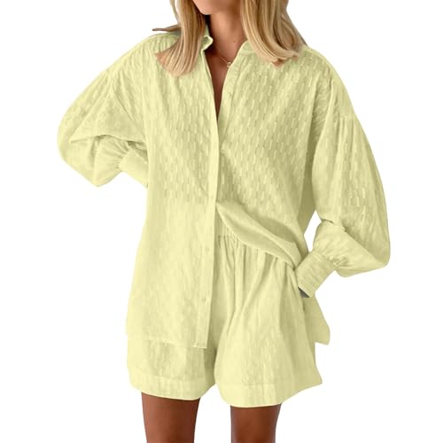Ensemble chemise et short en coton pour vos journées d'été décontractées