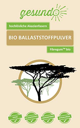 Akazienfaser gesundo Bio Ballaststoffpulver Fibregum 200g