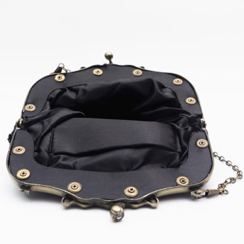 Image of Women's Vintage Beaded Sequin Flower Evening Handbags Wedding Clutches Prom Cocktail Party Handbags