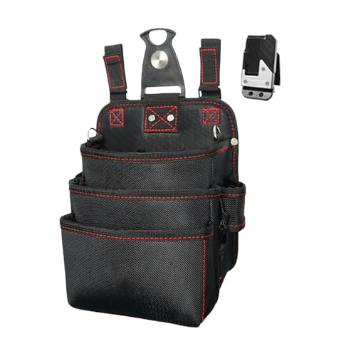 Pochette ceinture travail imperméable à 3 compartiments - 2