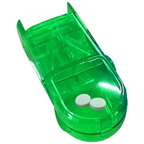 Dispensador Múltiple De Pastillas - Dispensador De Medicamentos | Cortador De Pastillas De Plásti | Cortador De Pastillas | Divisor De Pastillas Pequeñas | Cortadores De Pastillas Para Tableta