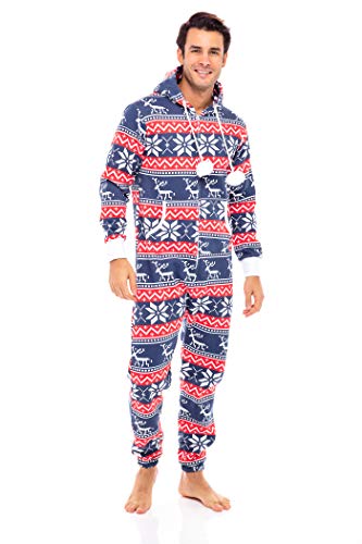 Men's Jumpsuits Adult Onesies One Piece Non Footed Pajama Unisex Playsuits Pompom Xxl #TOP7