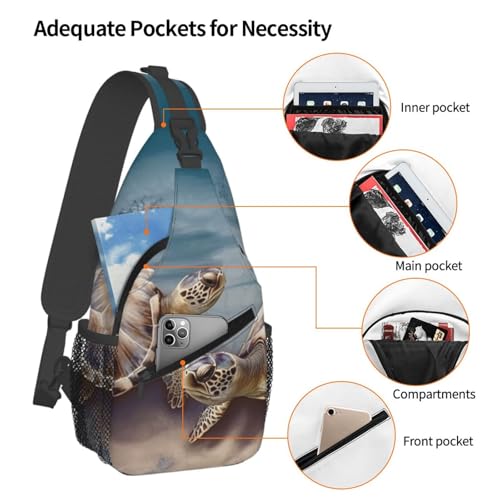 Bolso pequeño de bandolera para senderismo para mujer y hombre miniatura 3
