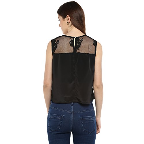 Image of Women's Polyester Net Lace Top