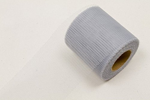Generique - Rouleau de Tulle Gris 20 Mètres