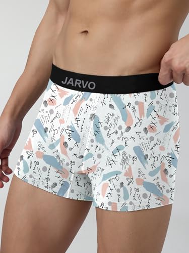 Image of JARVO Men's Extra Thin Elastic Underwear Long Comfortable Ice Silk Breathable Comfort Brief-Boxer-Trunks Imported Material Pack of 3