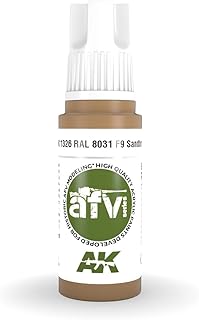 AK Acrylics 3Gen AFV AK11326 RAL 8031 F9 Sandbraun (17ml)