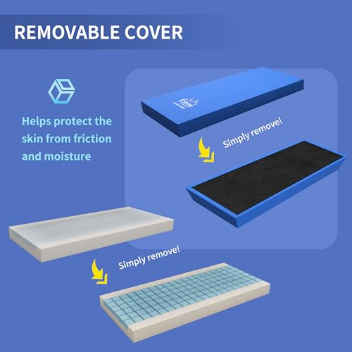 ESHINE Hospital Bed Mattress with Waterproof Cover, Fluid-Resistant Medical Bed Mattresses, Homecare Foam Mattress 80\'\'x 35\'\'x 6\'\', Max. 450lbs - Thumbnail 3