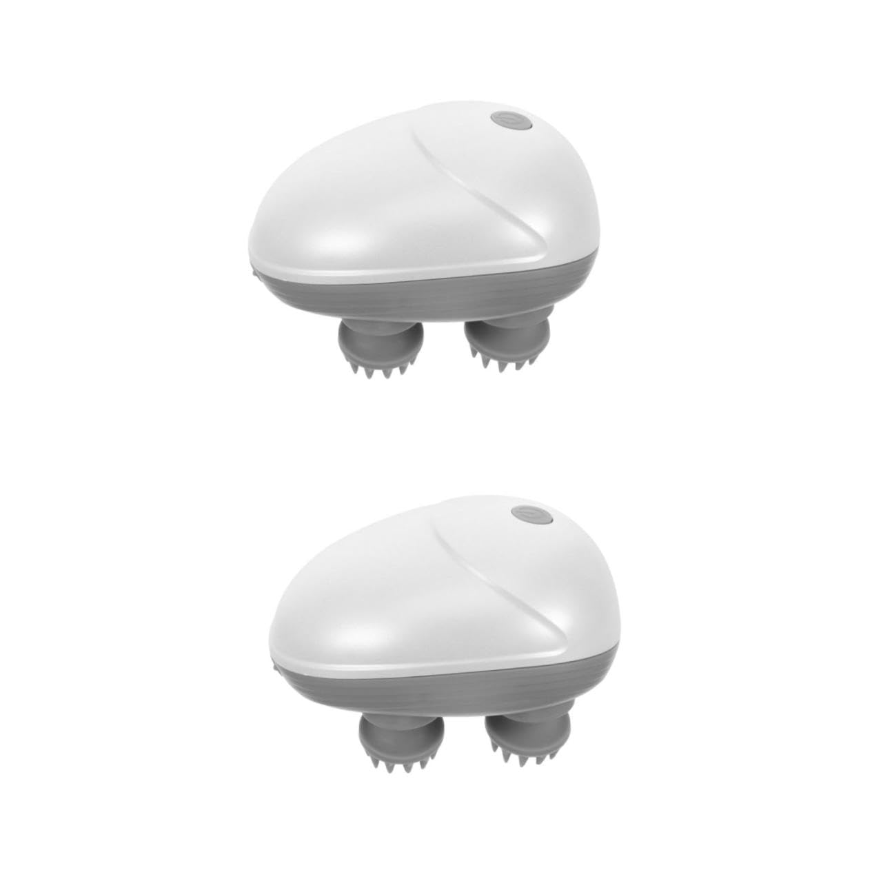 2 Juegos Masajeador Eléctrico Portátil con Diseño Ergonómico para Masaje de Cabelludo y del Estrés Multiusos para Cabeza Manos y Piernas
