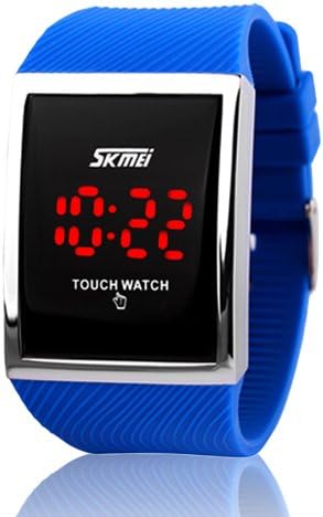 K9Q Men Women Casual Silicone LED Touch Watch Sports Electronic Watch