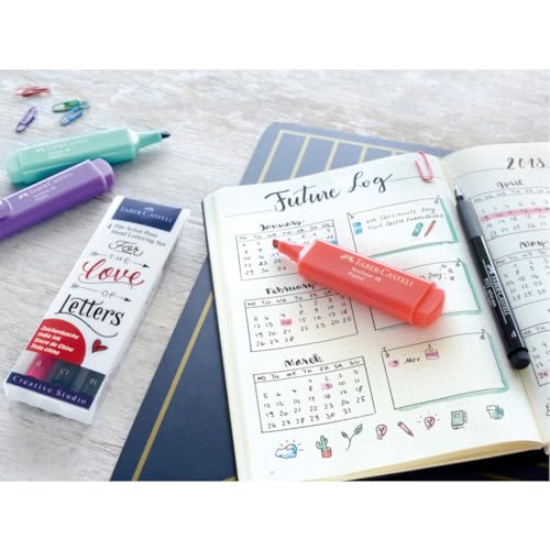 Image of Faber-Castell Hand Lettering Pitt Artist Pen Set - Pack of 4
