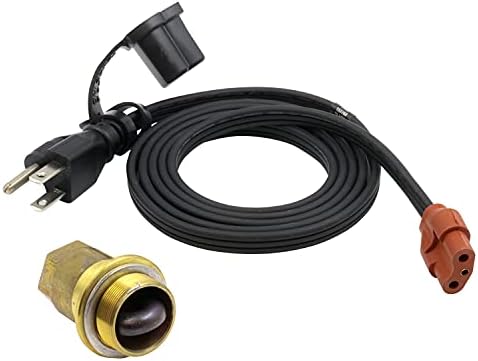 Zerostart 3100006 Engine Block Heater for Acura, Cadillac, Honda, Saab, 28mm Thread | CSA Approved | 120 Volts | 400 Watts