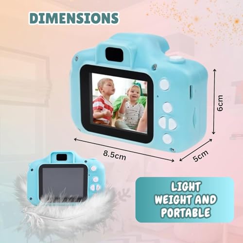 Image of BuyLuxe Kids Camera for Boys & Girls | HD Digital Mini Camera with Video Recording, Photo Capture, Rechargeable Battery | Lightweight & Portable Toy Camera for Kids