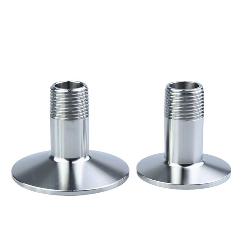 Raccord fileté 3/4" mâle vers virole Tri-clamp 40mm étanche