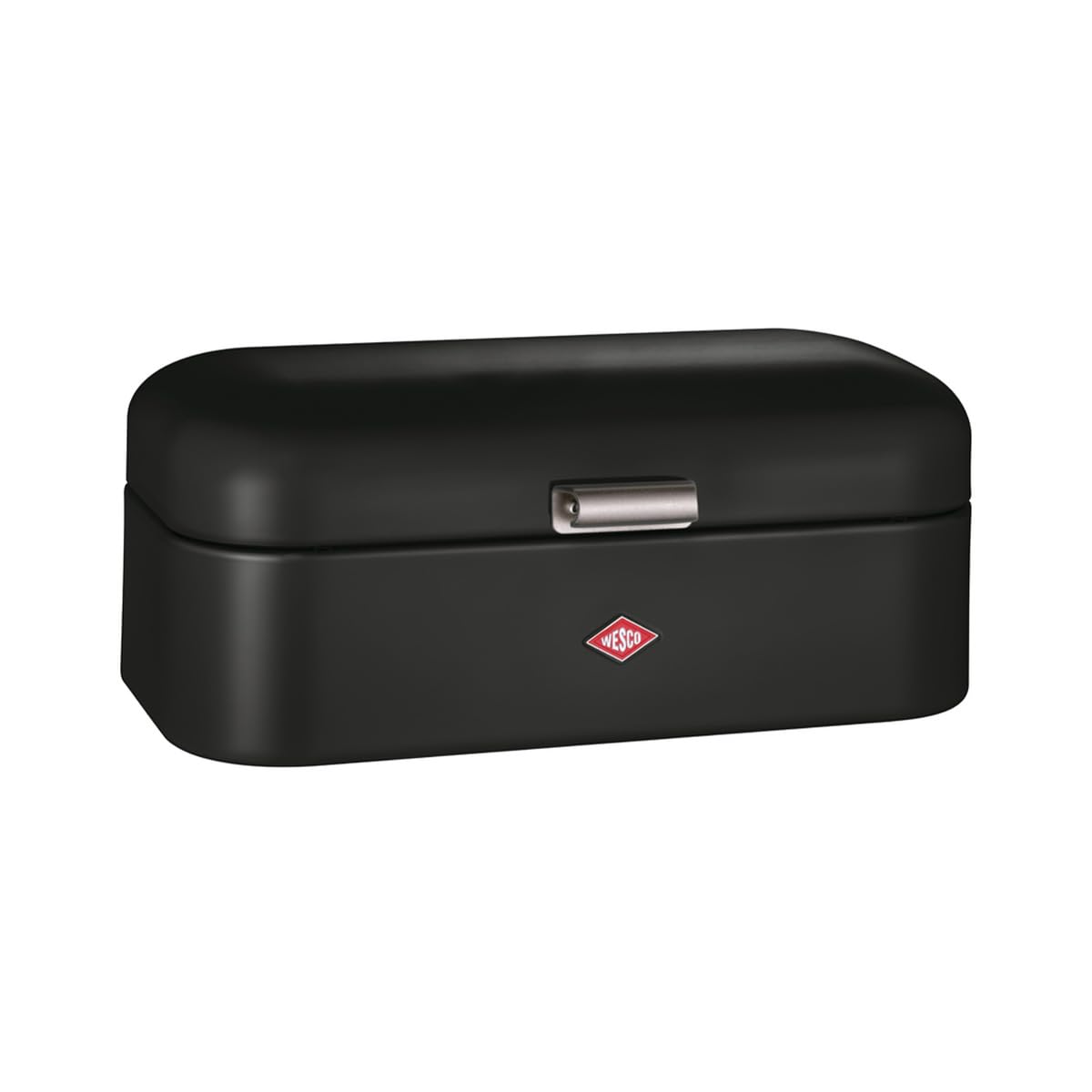 WESCO Grandy Brotkasten – mattschwarz, 22 × 42 × 17 cm, 3 kg