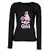 lepni.me Camisetas de Manga Larga para Mujer IR al Gimnasio Funny Workout Fitness Entrenamiento con Pesas Eslogan (X-Large Negro Multicolor)