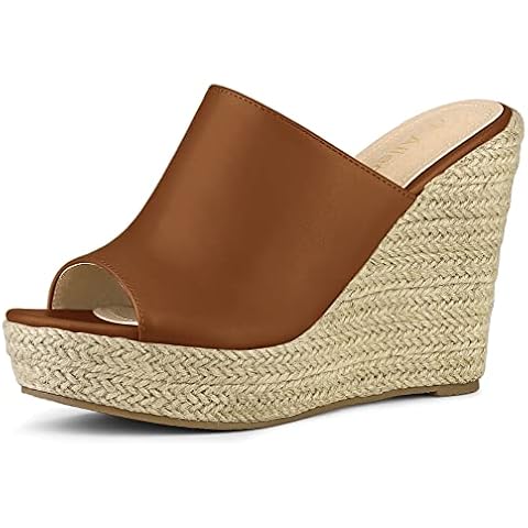 Allegra K Espadrille à Talons Compensés Cover