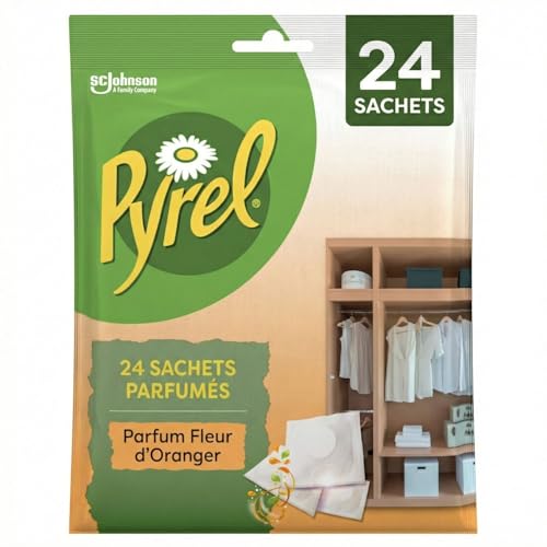Pyrel Sachets Parfumes Fleur D'Oranger - Avec Huile Essentielle De Citron