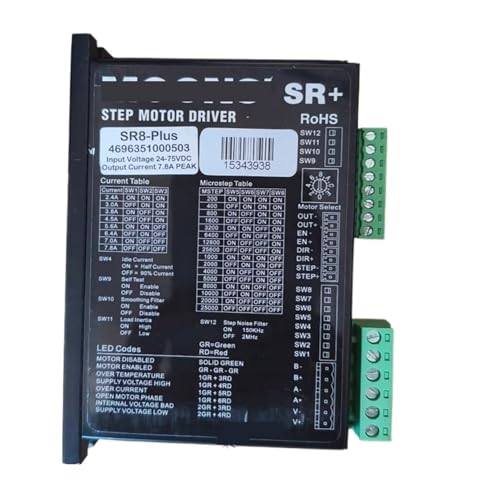 SR8-PLUS Pilote de moteur pas à pas original microstep driver industriel