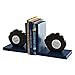 Kids Bookends Wood Sports Bookends Football/American Ruby/Basketball/Baseball Bookends Nursery Room/Kids Room Decorative Bookends Children Gift Idea (Navy Blue)
