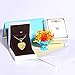 MicLee-Colgantes Foto Guardapelo para Mujer Chica Colgante Corazon Forma en Árbol de...