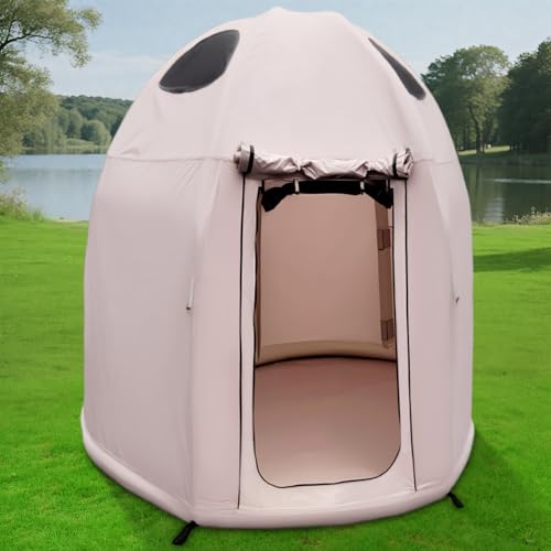 Inflatable Camping Tent with Hand Pump,4 Season Waterproof...
