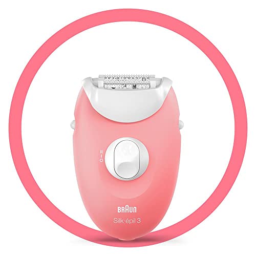 Braun Silk-épil 3 Depiladora 3-176, Blanco/Rosa