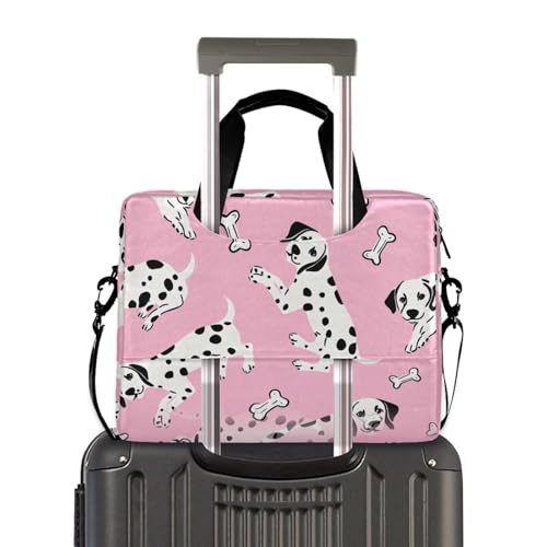 Bolso maletín para laptop con patrón huesos dálmata 13-15.6 pulgadas miniatura 4