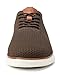 VILOCY Men's Dress Sneakers Oxfords Casual Business Shoes Lace Up Lightweight Walking Knit Mesh Fashion Sneakers Brown, EU45