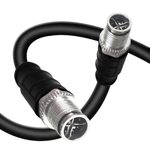 Cable Ethernet Industrial CAT6A M12 8 Pin X Code 2 M miniatura 1