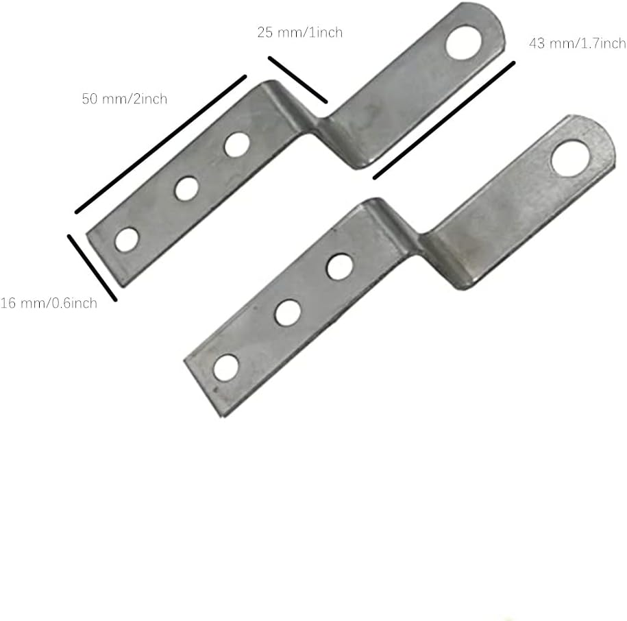 Right Angle Z Shaped Corner Bracket, 10PCS Right Angle Z Shaped Corner Bracket for Furniture Shelf, Metal Brackets, Z Shape Furniture Support Bracket with Screws