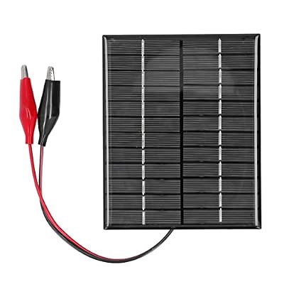 12V 2W Polysilicon Solar Panel with High Conversion Efficiency for Outdoor Lights, Radios, and DIY Power Systems